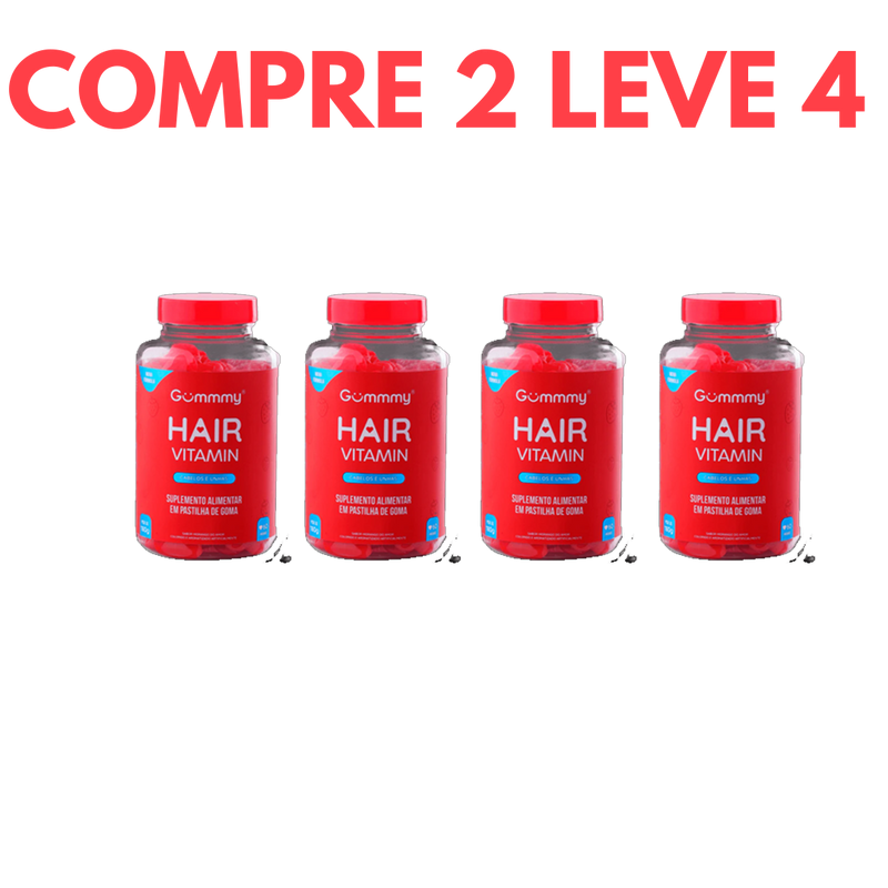 Biotina Gummy Hair: Força e Brilho para Cabelos e Unhas