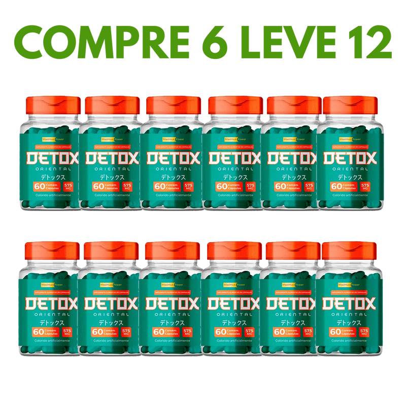Detox Oriental: Desincha, Seca e Transforma naturalmente